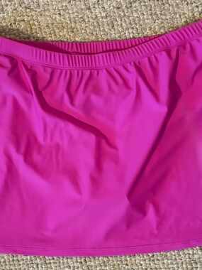 Swimsuits For All Hot Pink Swim Skirt Size 14